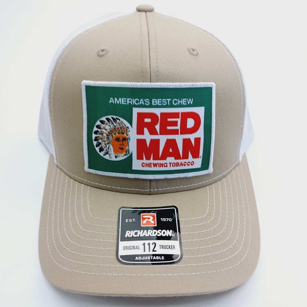 Richardson Tan and White Trucker Hat